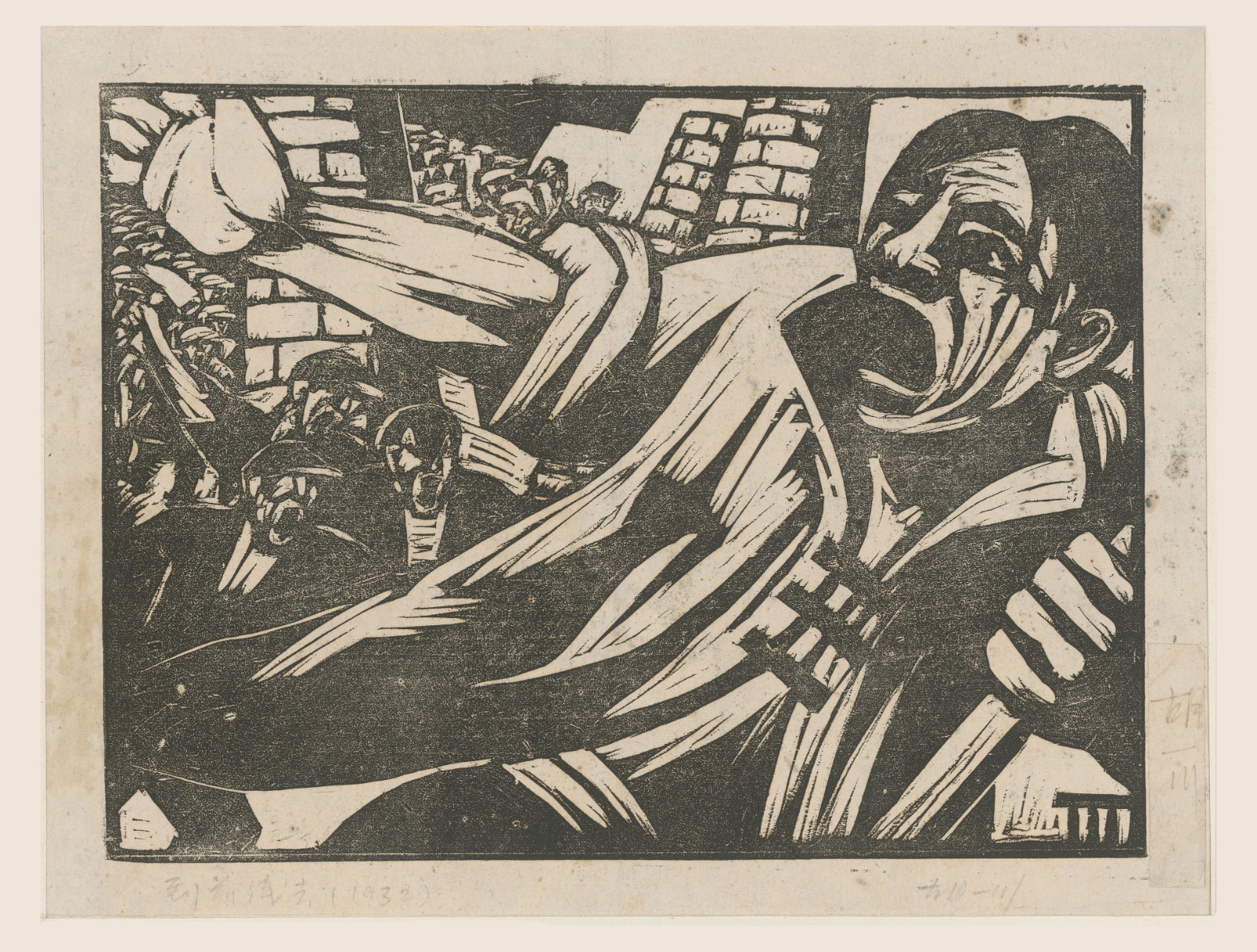 10《到前线去》，胡一川，1932年，上海，黑白木刻，25X33cm，中国美术馆藏.jpg