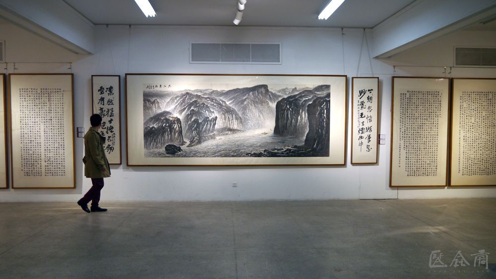 为学生,为教学举办的一次展览—许仁龙"教学相长"展开幕