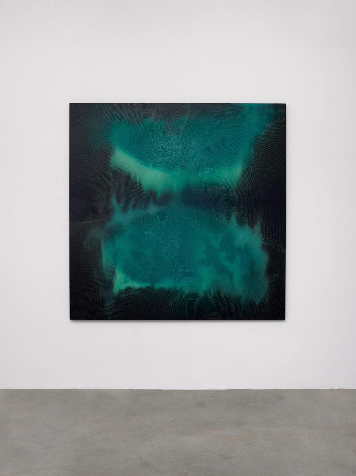 Shirazeh Houshiary  The Big Picture 2020  Pigment and pencil on black Aquacryl on canvas and aluminium  190 x 190 x 5.5 cm ©Shirazeh Houshiary  Courtesy Lisson Gallery_001.jpeg