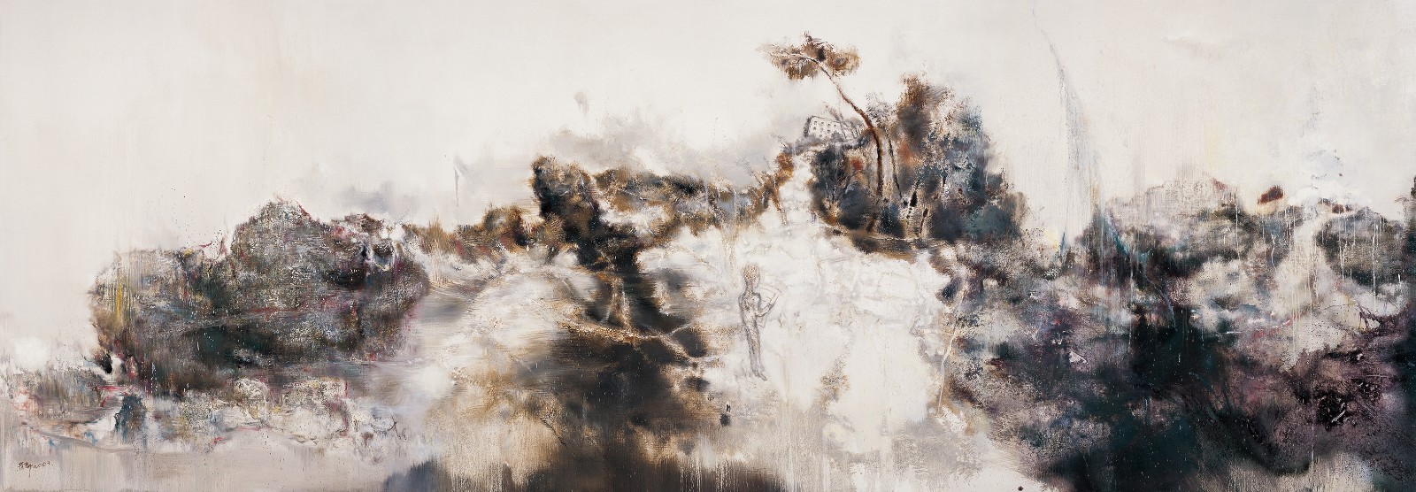 10 Huang Yong, Fortress Besieged No. 5, 186x502cm, Oil on canvas, 2009.jpg