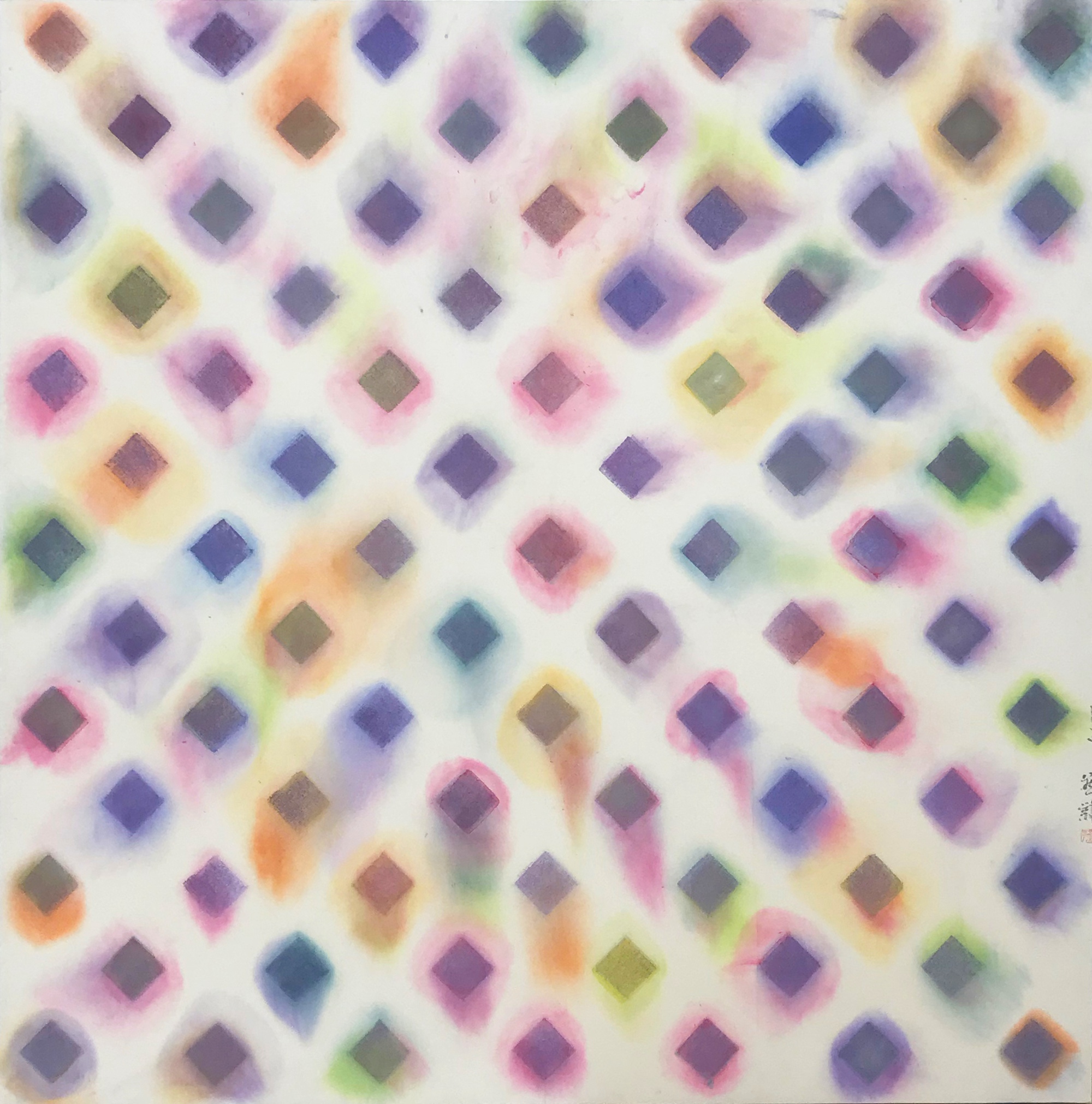 36 章燕紫 荷尔蒙之二 纸上水墨设色122×124cm 2019年.jpg