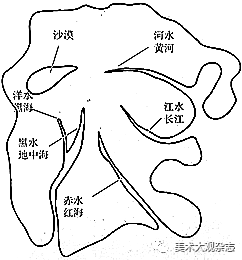 图30 《天下图》中央大陆线描示意图.png