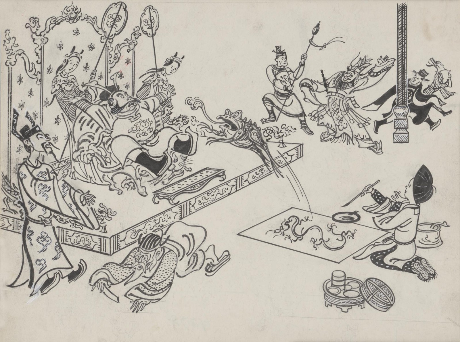 23 “Ma Liang and His Magic Brush” VI & X, 27×36cm, 1954.jpg