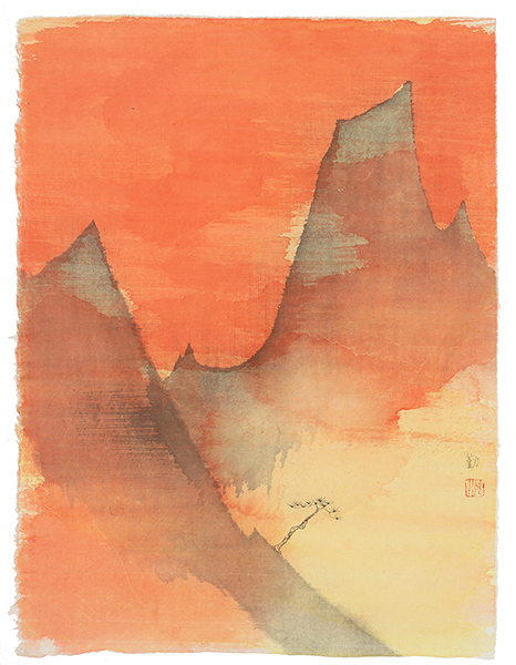 Shen Qin, Mountain 20-11.3, 2020, Ink and Color on Paper, 47x35cm1.jpg