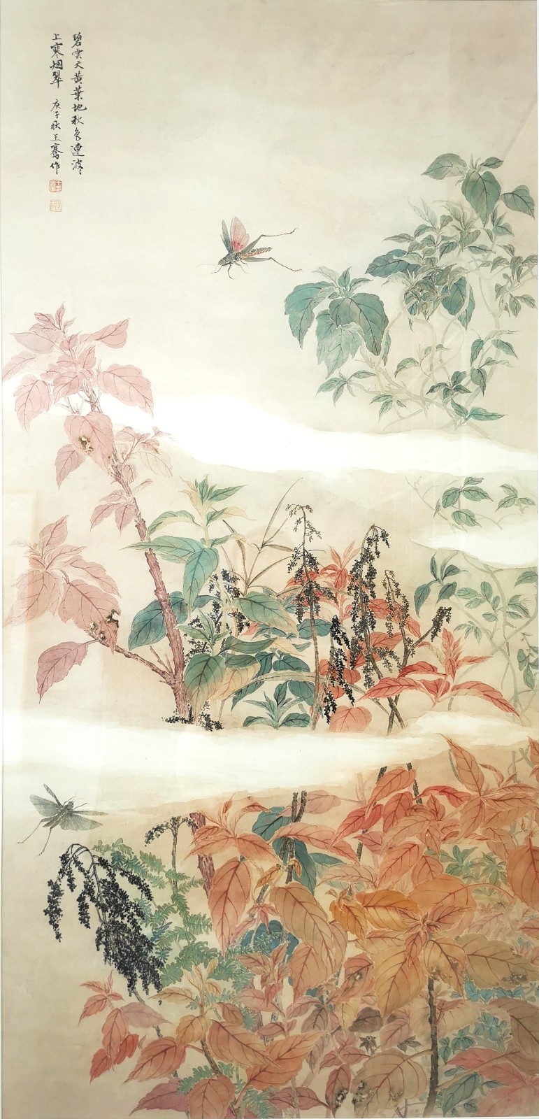 王骞《秋韵》135×64cm 国画2020.jpg