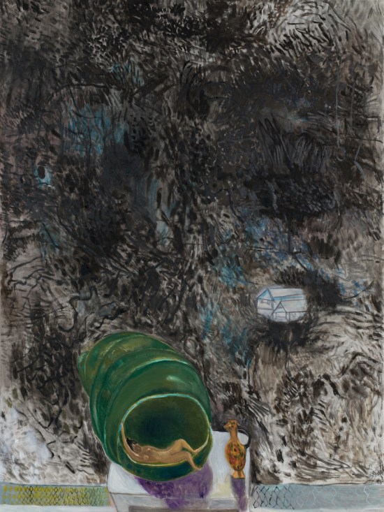 Duan Jianyu, The River Snail Maiden No.2, 2021, oil, acrylic and oil-based marker on canvas, 200 × 150 cm.jpg