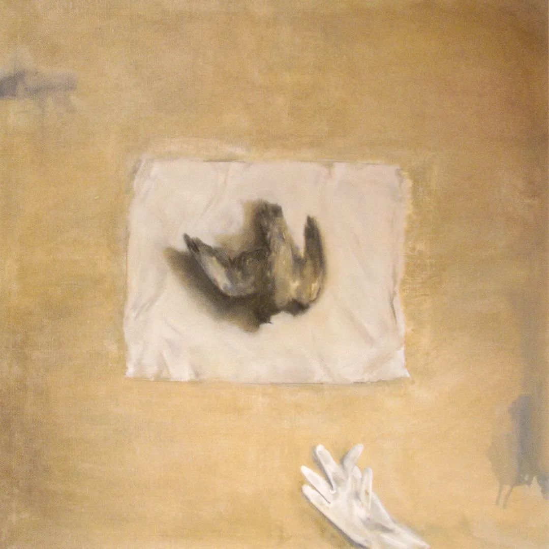 《死鸟系列No.2》，布面油画，100x100cm，2004.jpg