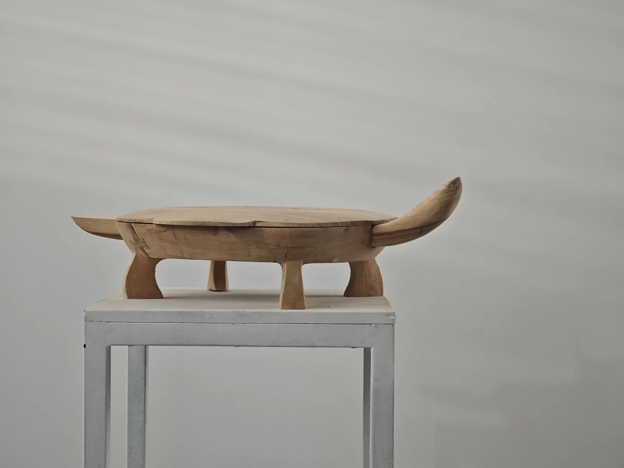 Li Zhan, Turtle-shaped Ladle, 64x37x18cm, camphor wood, 2022.jpeg