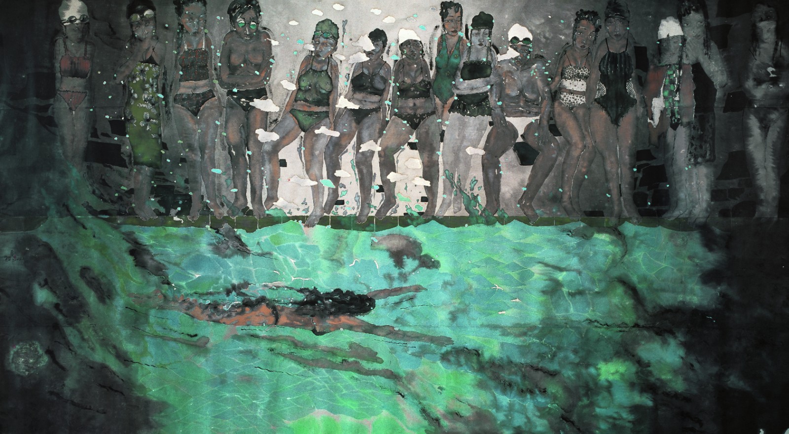 《临池》，纸本水墨，360 × 670 cm，2006.jpg