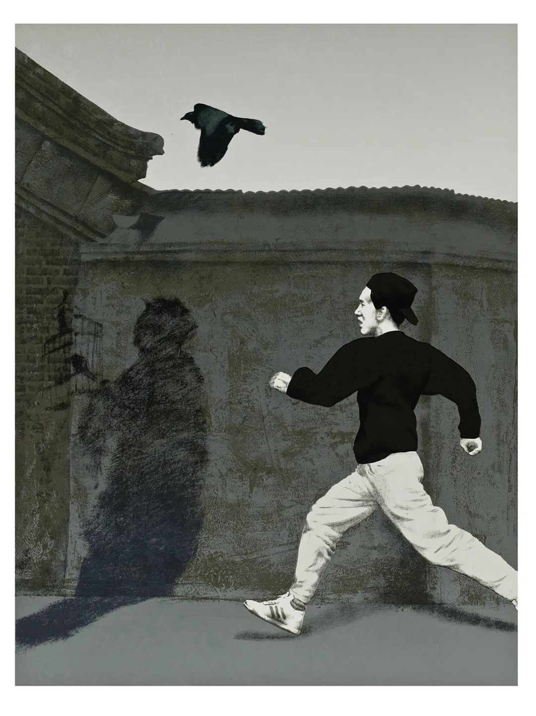 City–The Waking of Insects No .1, 1993; Silkscreen print, 64cm×48cm.png