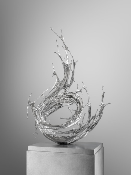 Water in Dripping - Cang Wave, 2024, stainless steel,  118 x 100 x 170 cm.jpeg