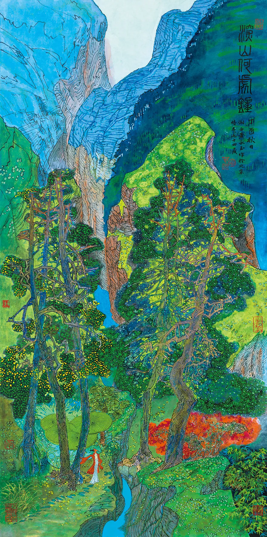 17 In Moutains, 137.5cm×69cm, 2017.png