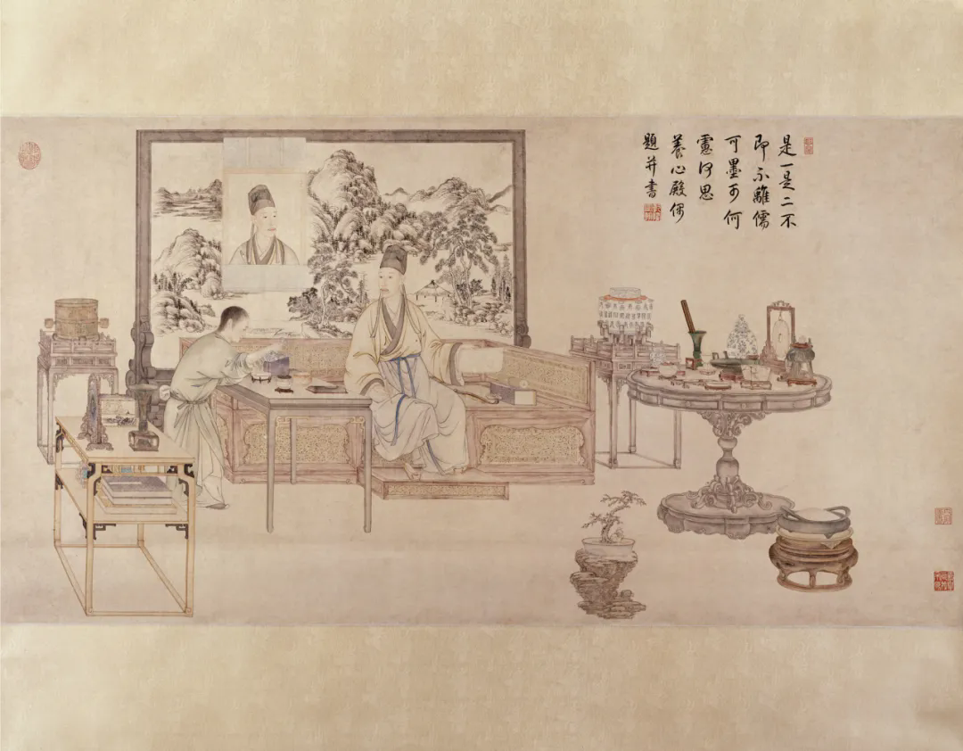 01 Ding Guanpeng (Qing Dynasty), Shi Yi Shi Er (One or Two)，Ink and color on scroll.webp.png