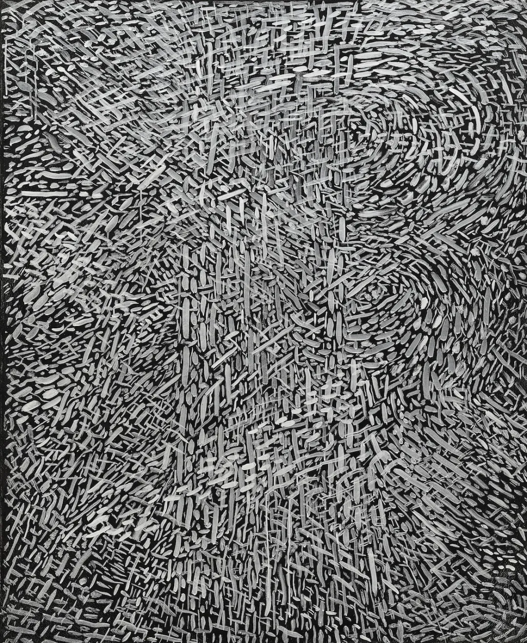 Yu Youhan, Abstraction1988-1, 1988, Acrylic on canvas,160.6x132cm.png