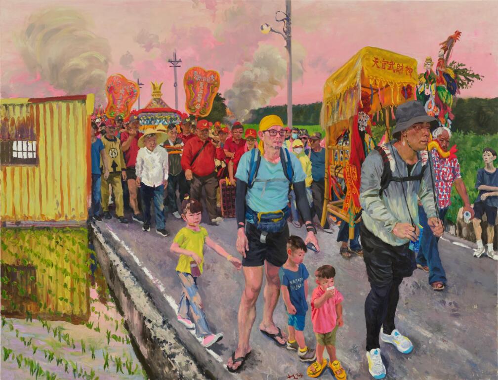 Liu Xiaodong, Daytime Patrol, 2024. Oil on canvas, 230x300cm.jpg