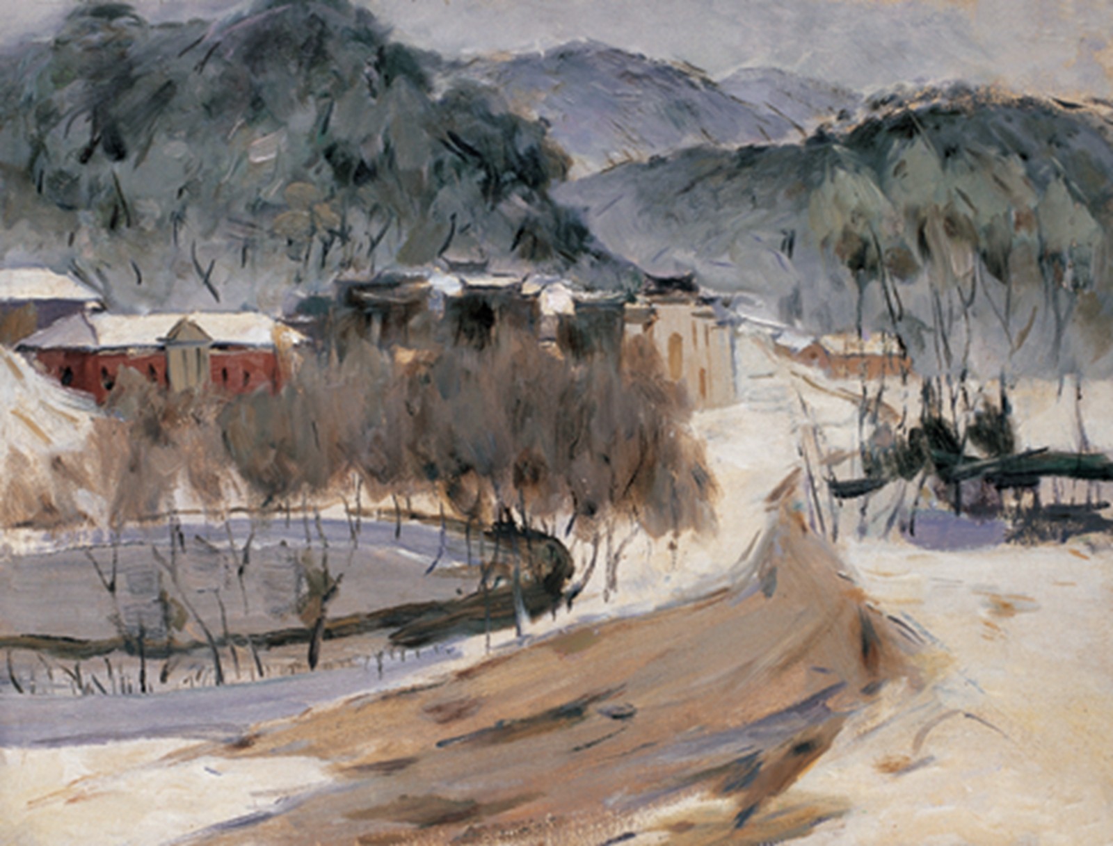 21 《江南大雪（韶山冲）》林岗44×58cm 木板油画 1964年 艺术家自藏.jpg