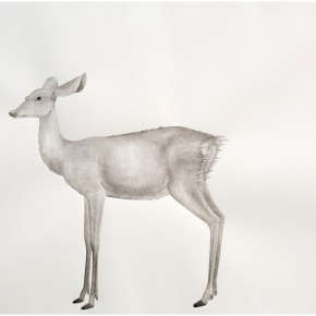 13 Tang Hui, “Deer 2014-4”, water soluble pencils on paper, 109 x 79 cm, 2014