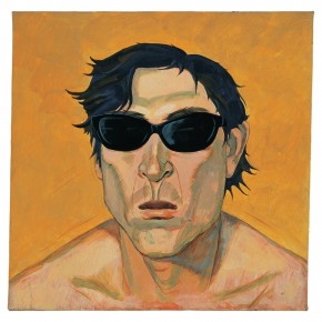 184 Tang Hui, “Protagonist Series No.2 – Painting Model No.1”, acrylic on canvas, 55 x 55 cm, 2000