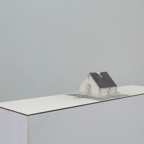 86 Tang Hui, Square Model No.4, installation, 120 x 30 x 12 cm