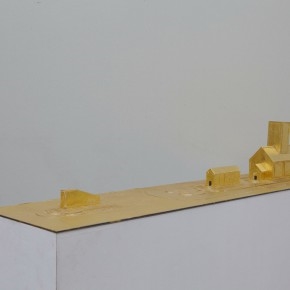 88 Tang Hui, Square Model No.3, installation, 120 x 30 x 12 cm